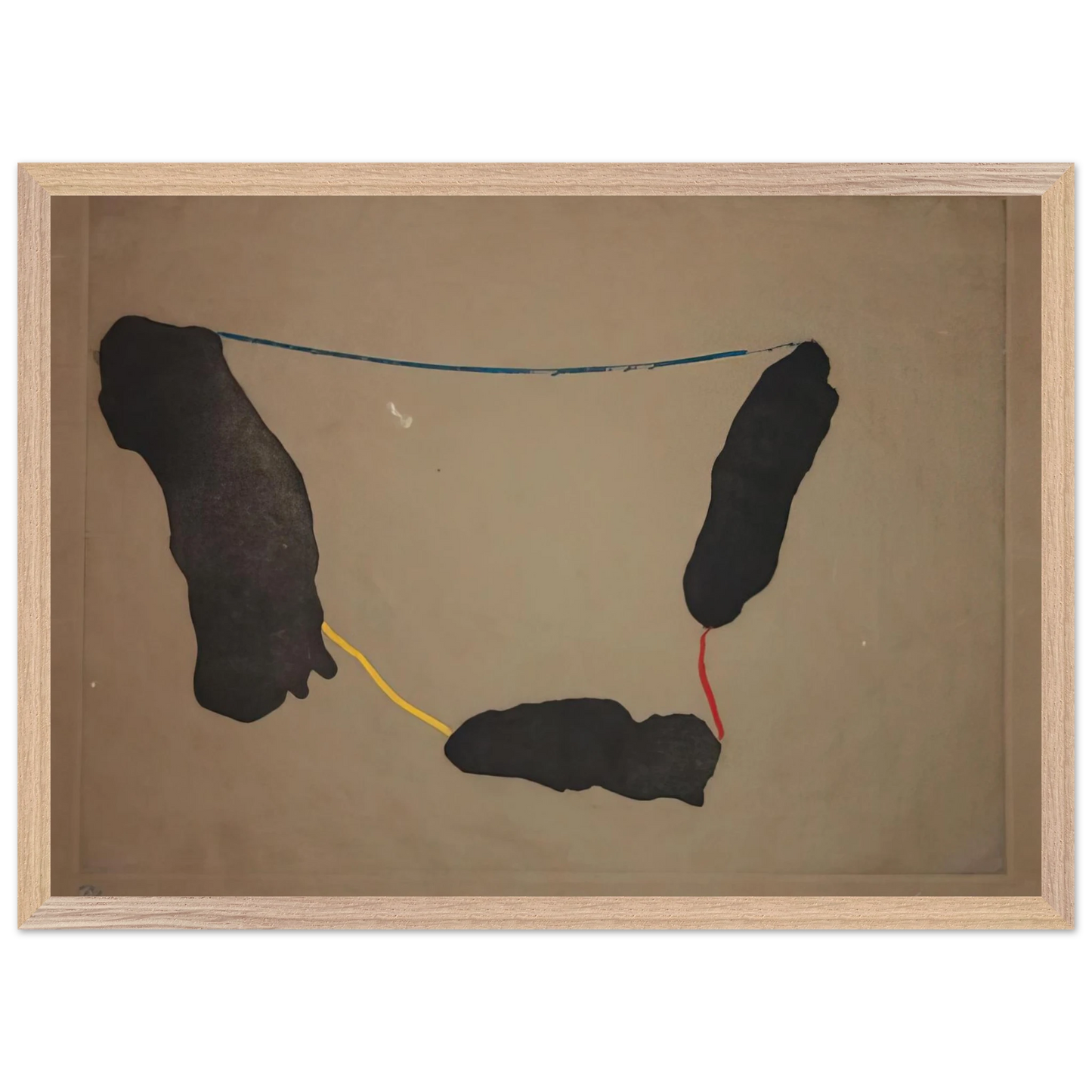 Helen Frankenthaler - Connected By Joy - 1973 Wall art - 28x43  cm / XL (11x17 inches) - Fine Art Poster - -