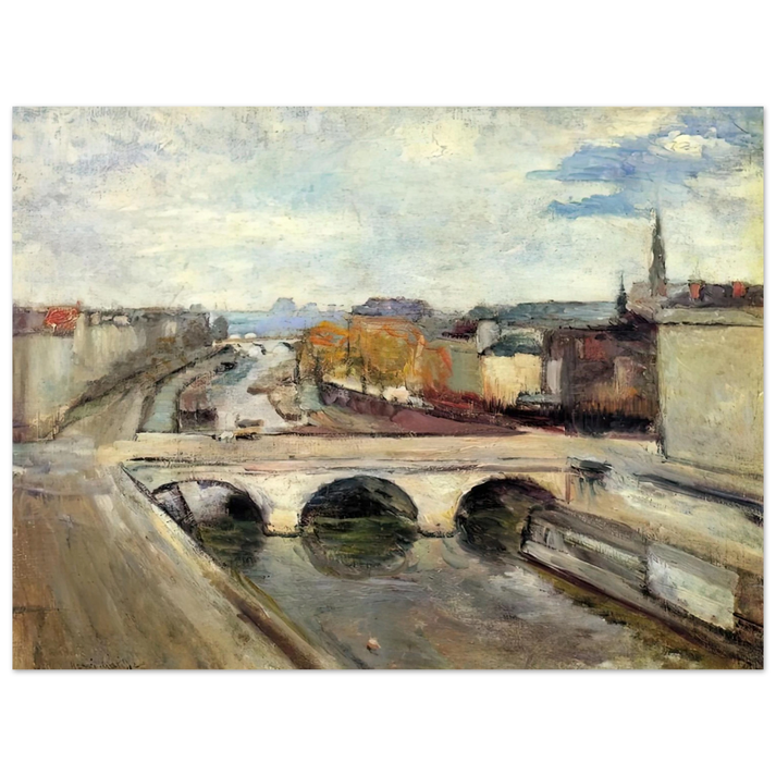 Henri Matisse - THE POT SAINT MICHEL IN PARIS 1900  75x100 cm / 30x40inches Fine Art Poster