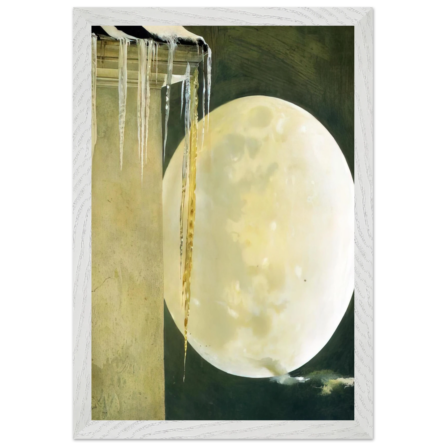 Andrew Wyeth - MOON MADNESS Wall Art - 30x40 cm / 12x16 inches - Fine Art Poster - -