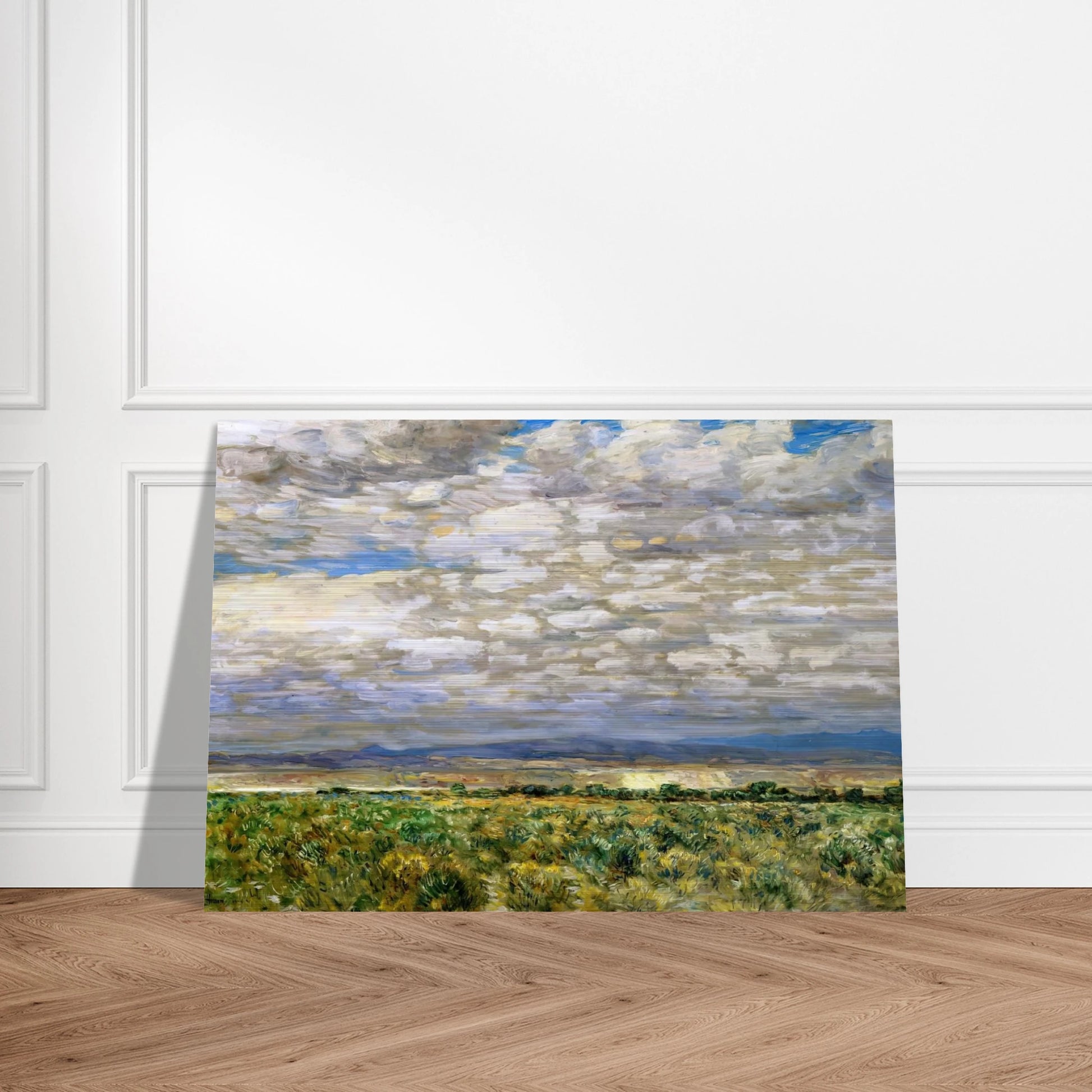 On the Snake River, Oregon - Childe Hassam Brushed Aluminum Print - 70x100 cm / 28x40 inches | Childe Hassam Aluminum Print | Childe Hassam Prints