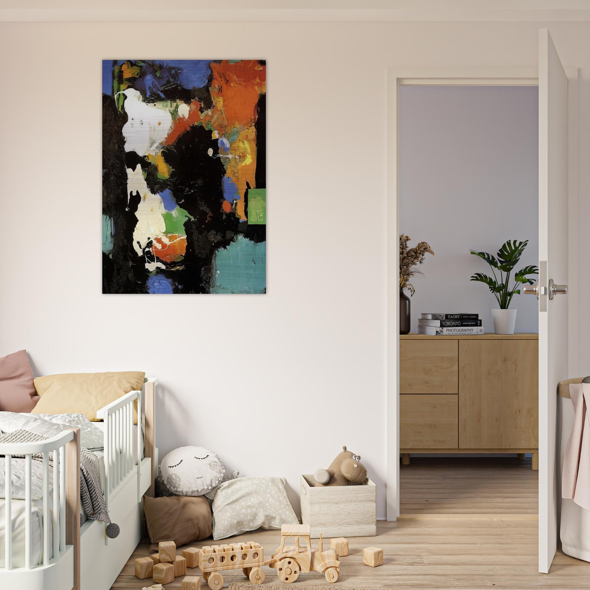 The Conjurer - Hans Hofmann Brushed Aluminum Print - 70x100 cm / 28x40 inches | Hans Hofmann Aluminum Print | Hans Hofmann Prints