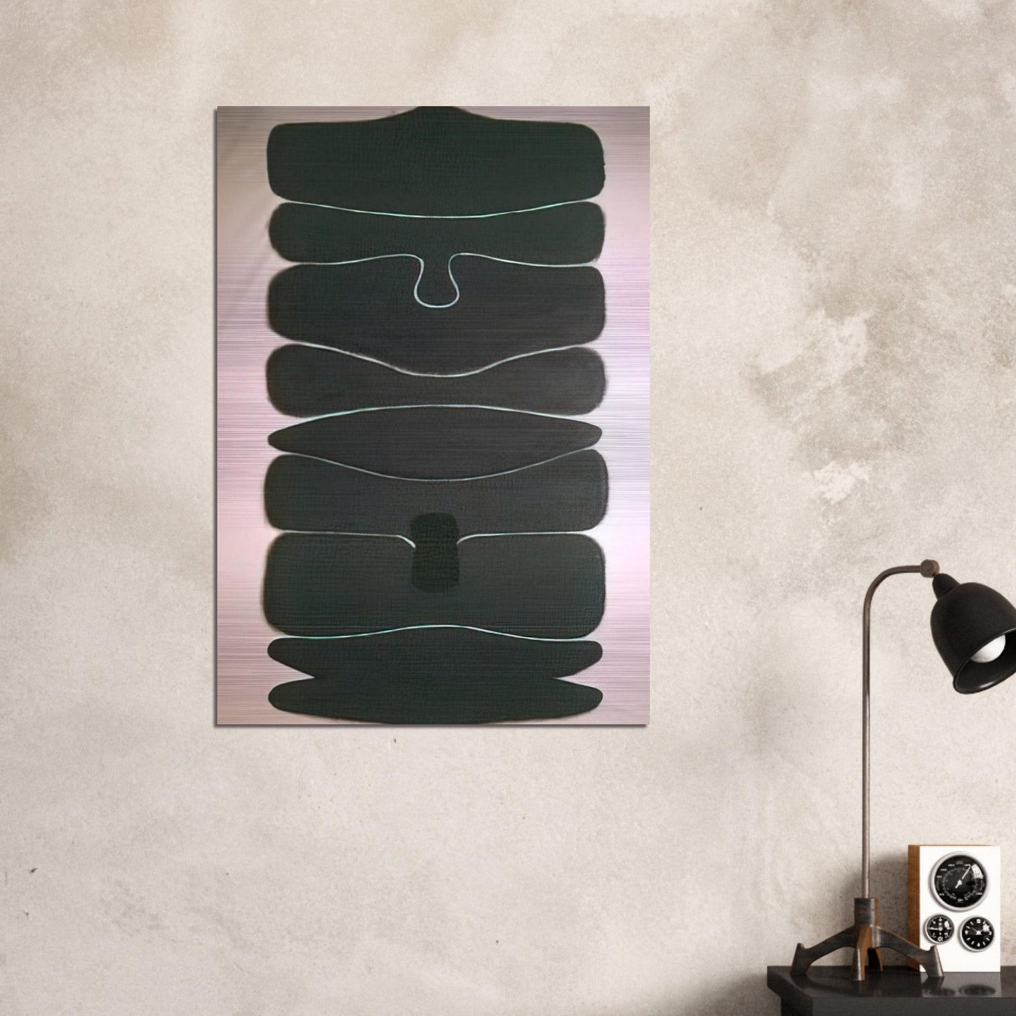 Apollo 1 Ascending Development - 1969 - Victor Pasmore Brushed Aluminum Print - 70x100 cm / 28x40 inches | Victor Pasmore Aluminum Print | Victor Pasmore Prints