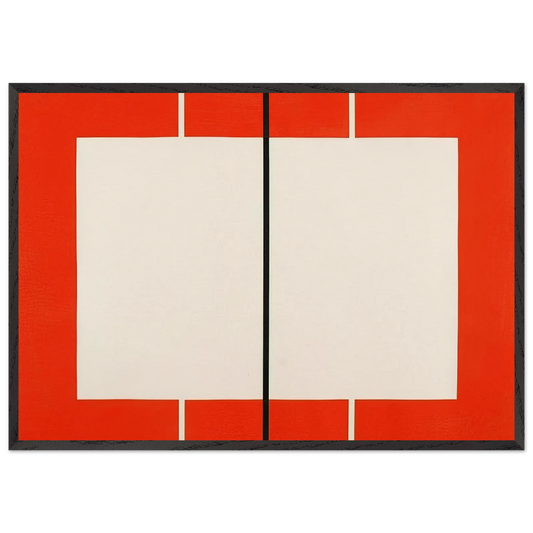 Untitled S  199 - 1990 - Donald Judd Framed Art Print – Black Wooden Frame - Default Title - -Framed Art Print