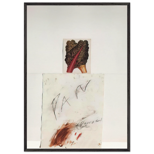 Pan - Cy Twombly Framed Art Print – Black Wooden Frame - Default Title - -Framed Art Print