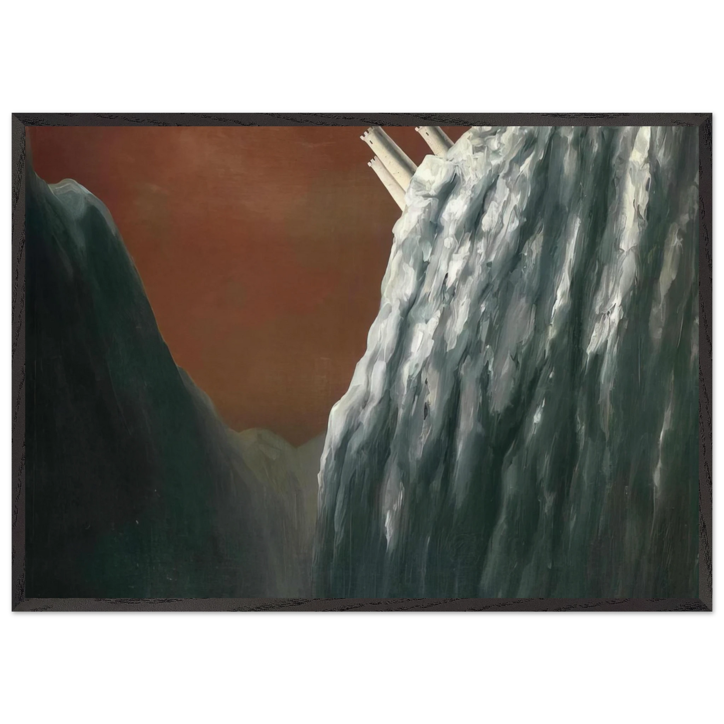 NOTDETECTED211402 - Rene Magritte Framed Art Print – Black Wooden Frame - Default Title - -Framed Art Print