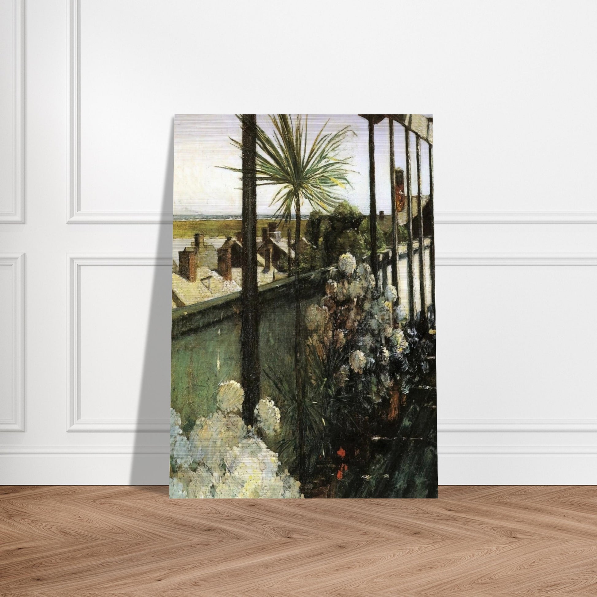 Afternoon in Nantucket - Childe Hassam Brushed Aluminum Print - 70x100 cm / 28x40 inches | Childe Hassam Aluminum Print | Childe Hassam Prints