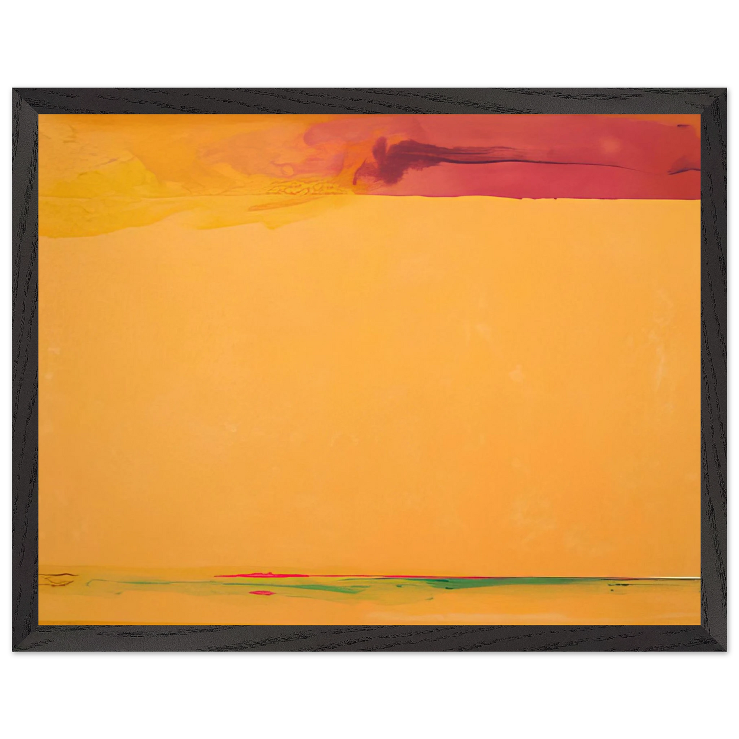 Helen Frankenthaler - Southern Exposure - 2005 Wall art - A3 (29.7 x 42  cm) - Premium Wooden Framed Poster With Fine Art Paper - Black frame