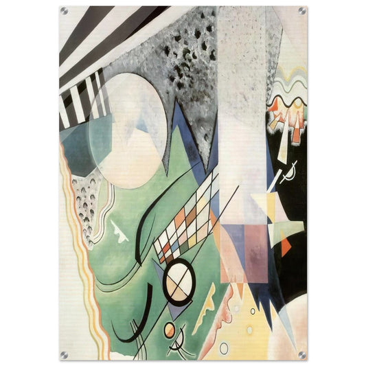 GREEN COMPOSITION 1923 - Wassily Kandinsky Acrylic Print - 70x100 cm / 28x40″ inches