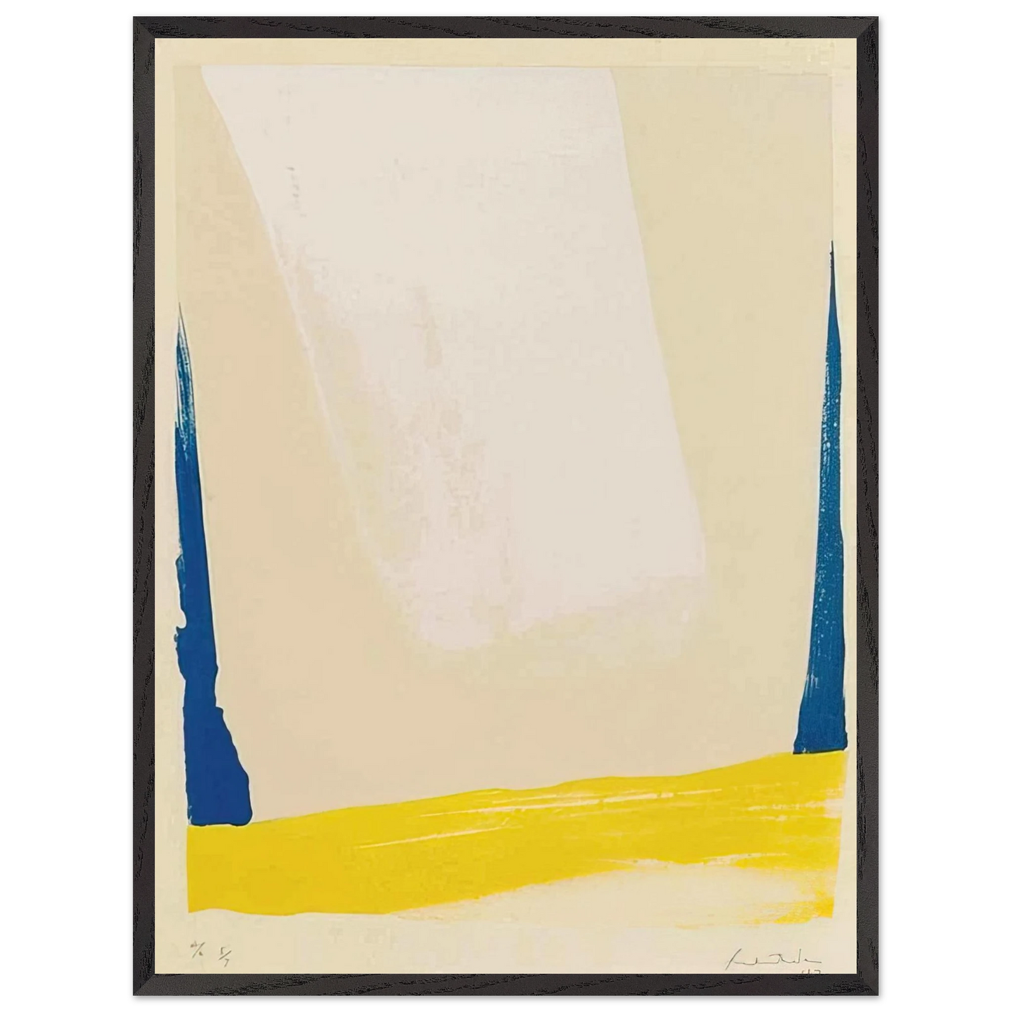 Helen Frankenthaler - White Portal - 1967 Wall art - 50x70 cm / 20x28 inches - Fine Art Poster - -