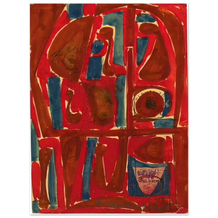 Will Barnet - Untitled - c.1958 United States  75x100 cm / 30x40inches Fine Art Poster