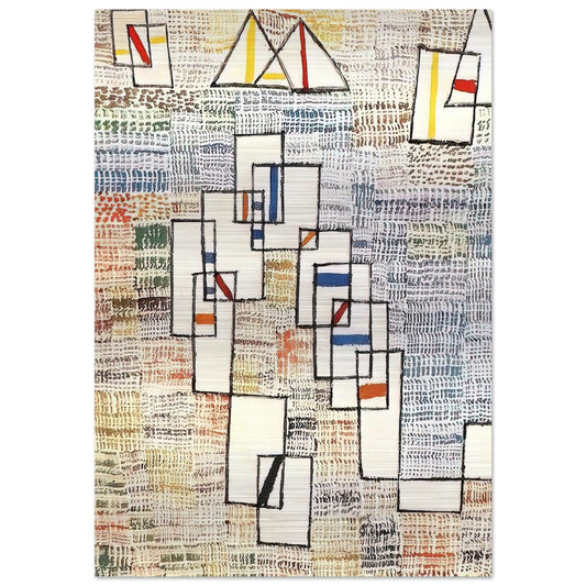 COTE DE PROVENCE - Paul Klee Brushed Aluminum Print - 70x100 cm / 28x40 inches | Paul Klee Aluminum Print | Paul Klee Prints