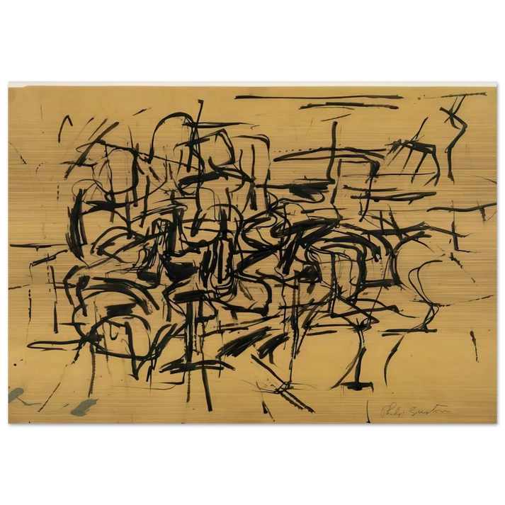 UNTITLED 3 - Philip Guston Brushed Aluminum Print - 70x100 cm / 28x40 inches | Philip Guston Aluminum Print | Philip Guston Prints