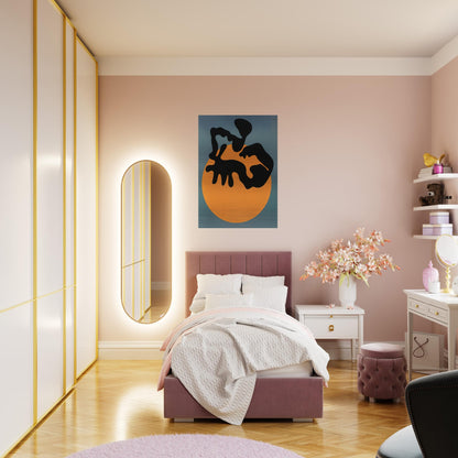 Not far from the sun, the moon and the stars - Jean Arp Brushed Aluminum Print - 70x100 cm / 28x40 inches | Jean Arp Aluminum Print | Jean Arp Prints