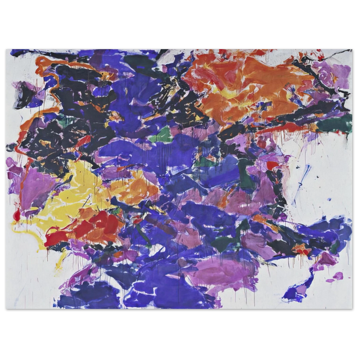 Sam Francis - Towards Disappearance II  75x100 cm / 30x40inches Fine Art Poster