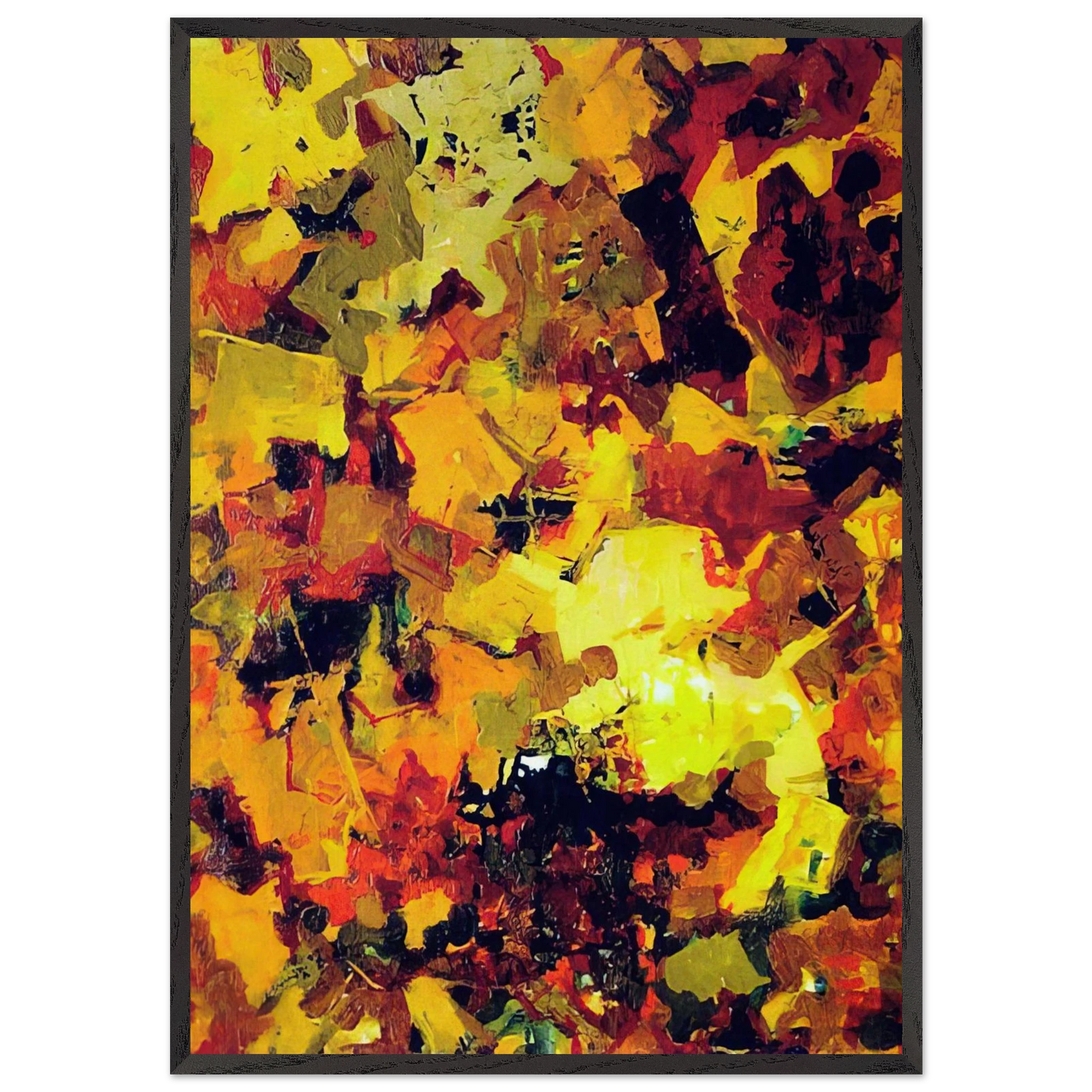 LANDSCAPE WITH SKY 1951 - Audrey Flack Framed Art Print – Black Wooden Frame - Default Title - -Framed Art Print