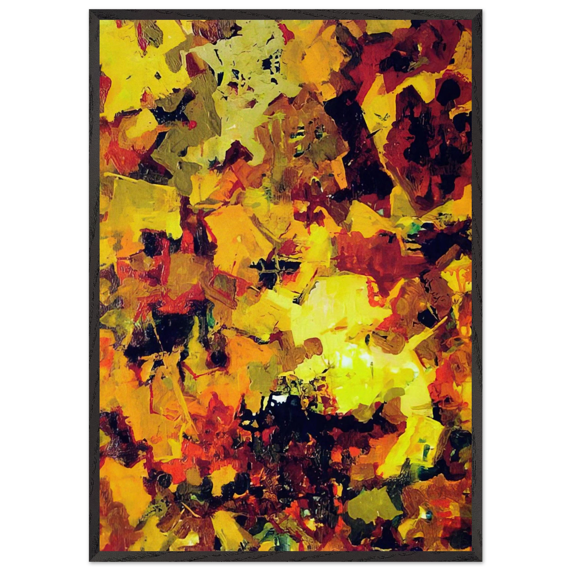 LANDSCAPE WITH SKY 1951 - Audrey Flack Framed Art Print – Black Wooden Frame - Default Title - -Framed Art Print