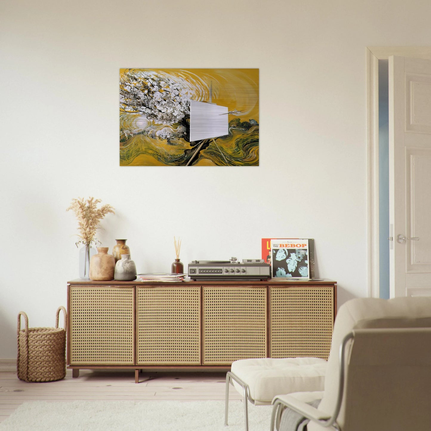 The Blossom Tree - 1982 - Brett Whiteley Brushed Aluminum Print - 70x100 cm / 28x40 inches | Brett Whiteley Aluminum Print | Brett Whiteley Prints