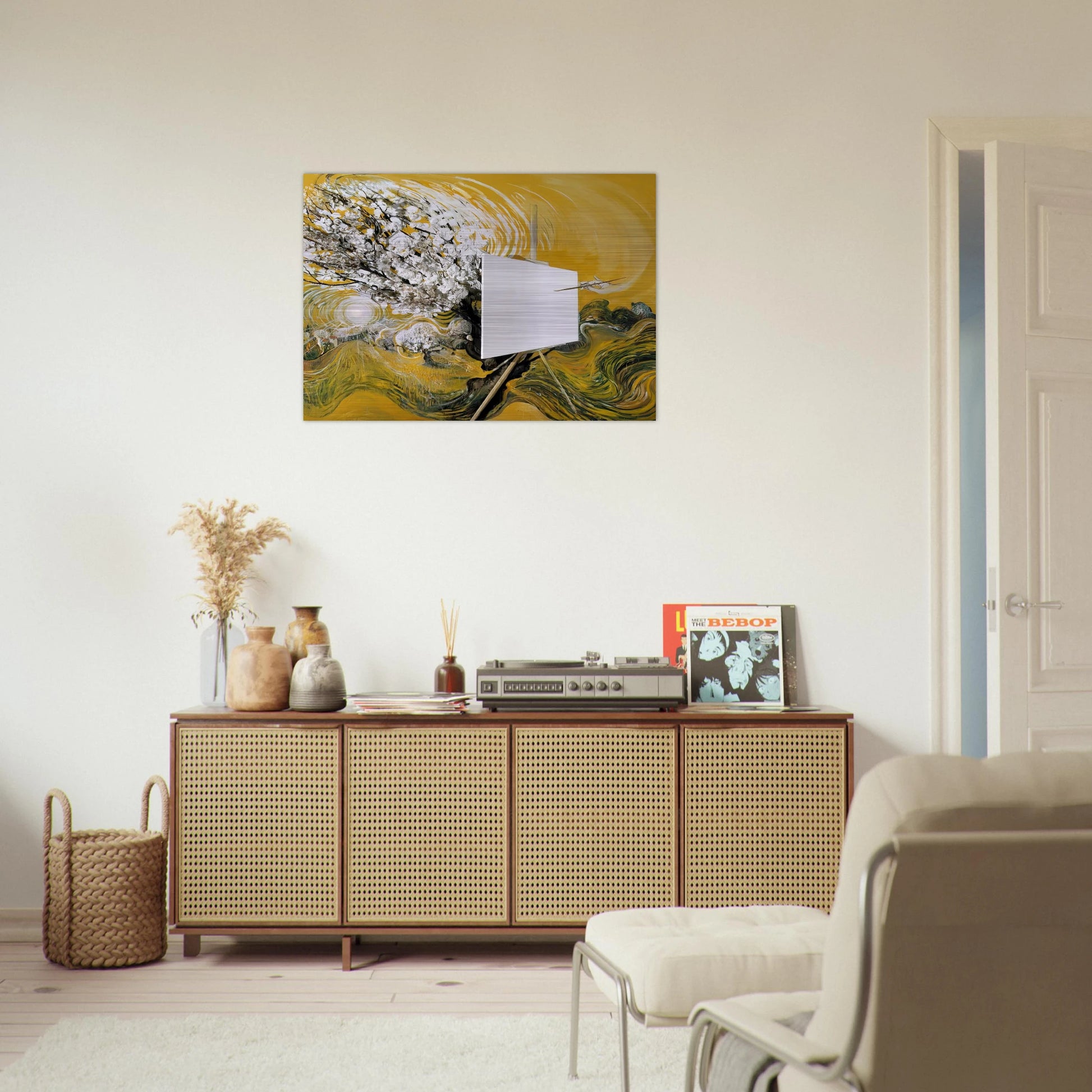The Blossom Tree - 1982 - Brett Whiteley Brushed Aluminum Print - 70x100 cm / 28x40 inches | Brett Whiteley Aluminum Print | Brett Whiteley Prints
