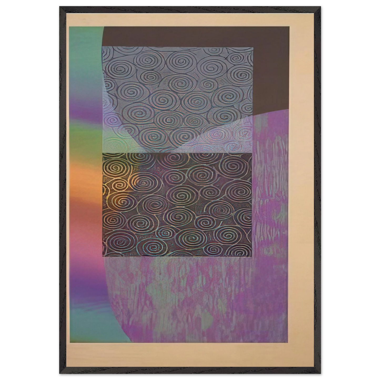 Recitals - Sam Gilliam Framed Art Print – Black Wooden Frame - Default Title - -Framed Art Print
