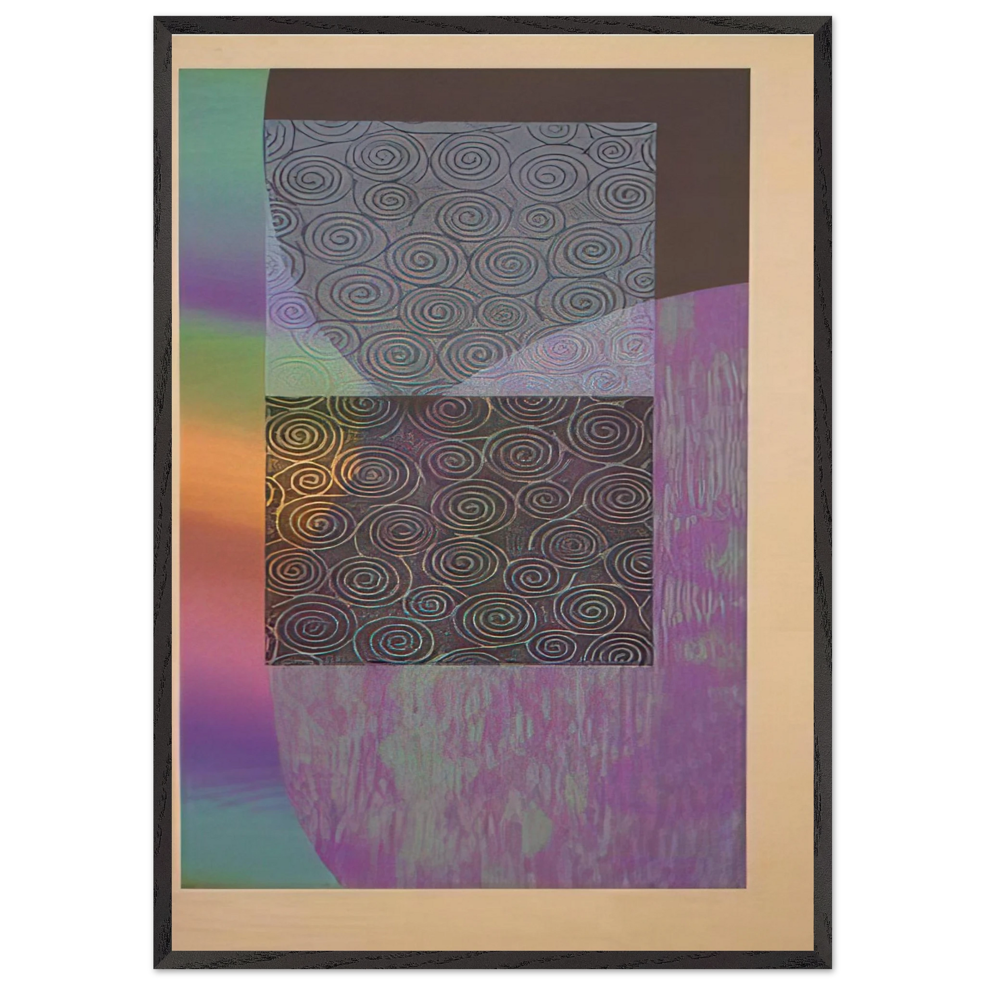 Recitals - Sam Gilliam Framed Art Print – Black Wooden Frame - Default Title - -Framed Art Print