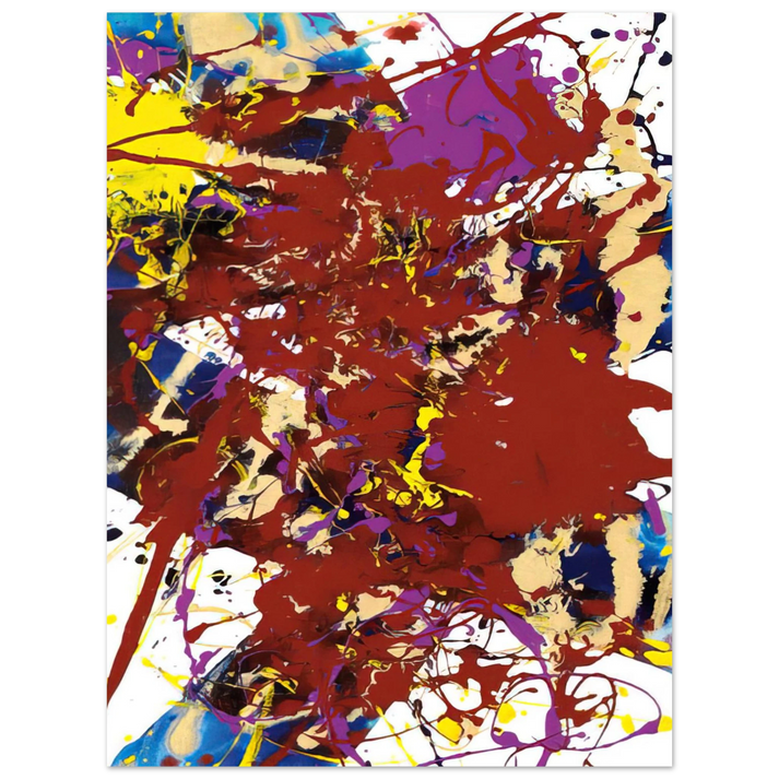 Sam Francis - Untitled  SFP94-99  SFF 1781   75x100 cm / 30x40inches Fine Art Poster