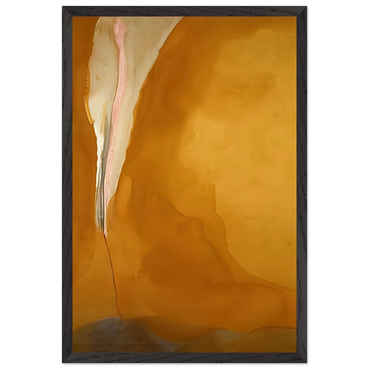 Helen Frankenthaler - Coral Wedge - 1972 Wall art - 28x43  cm / XL (11x17 inches) - Fine Art Poster - -
