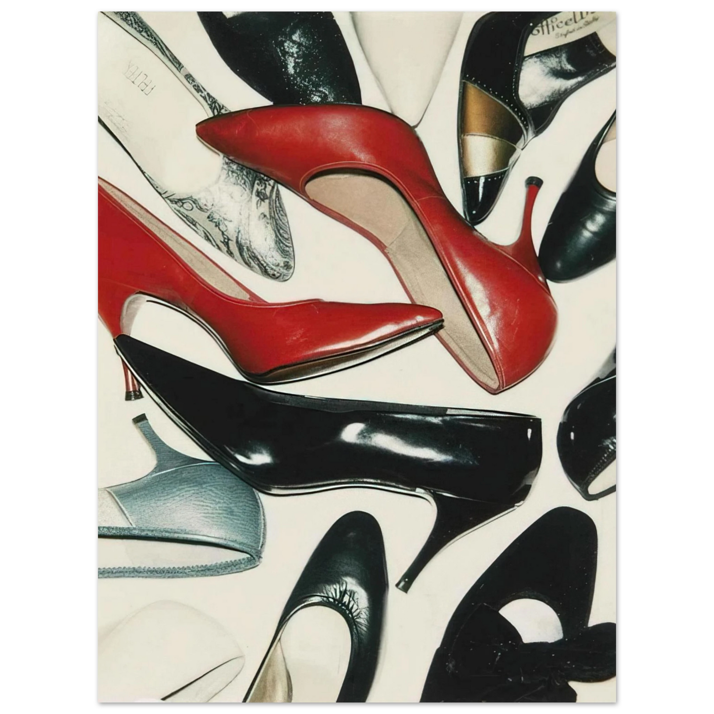 Andy Warhol - Shoes Fine Art Poster - 13x18 cm / 5x7 inches