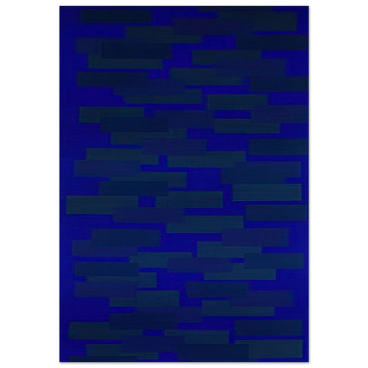 Number 15 - 1952 - Ad Reinhardt Brushed Aluminum Print - 70x100 cm / 28x40 inches | Ad Reinhardt Aluminum Print | Ad Reinhardt Prints
