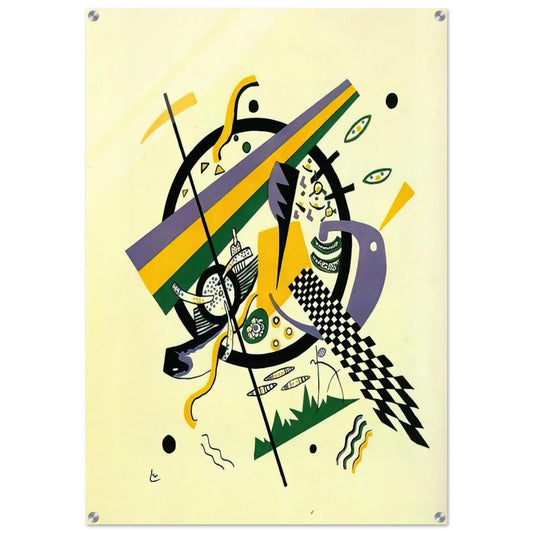 SMALL WORLDS IV 1922 - Wassily Kandinsky Acrylic Print - 70x100 cm / 28x40″ inches | Wassily Kandinsky Wall Art | Wassily Kandinsky Prints