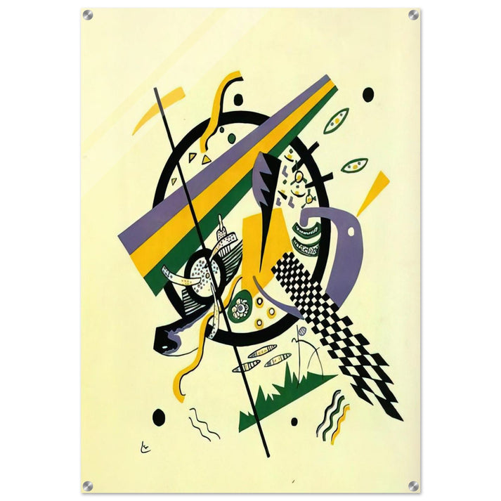 SMALL WORLDS IV 1922 - Wassily Kandinsky Acrylic Print - 70x100 cm / 28x40″ inches | Wassily Kandinsky Wall Art | Wassily Kandinsky Prints