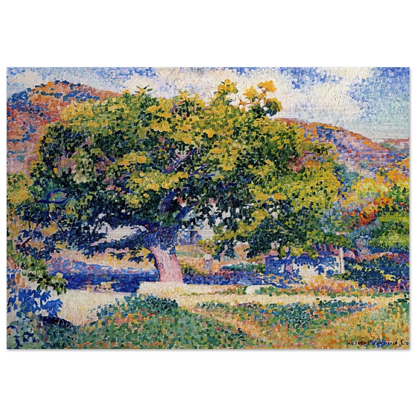 Around My House - Henri-Edmond Cross Brushed Aluminum Print - 70x100 cm / 28x40 inches | Henri-Edmond Cross Aluminum Print | Henri-Edmond Cross Prints