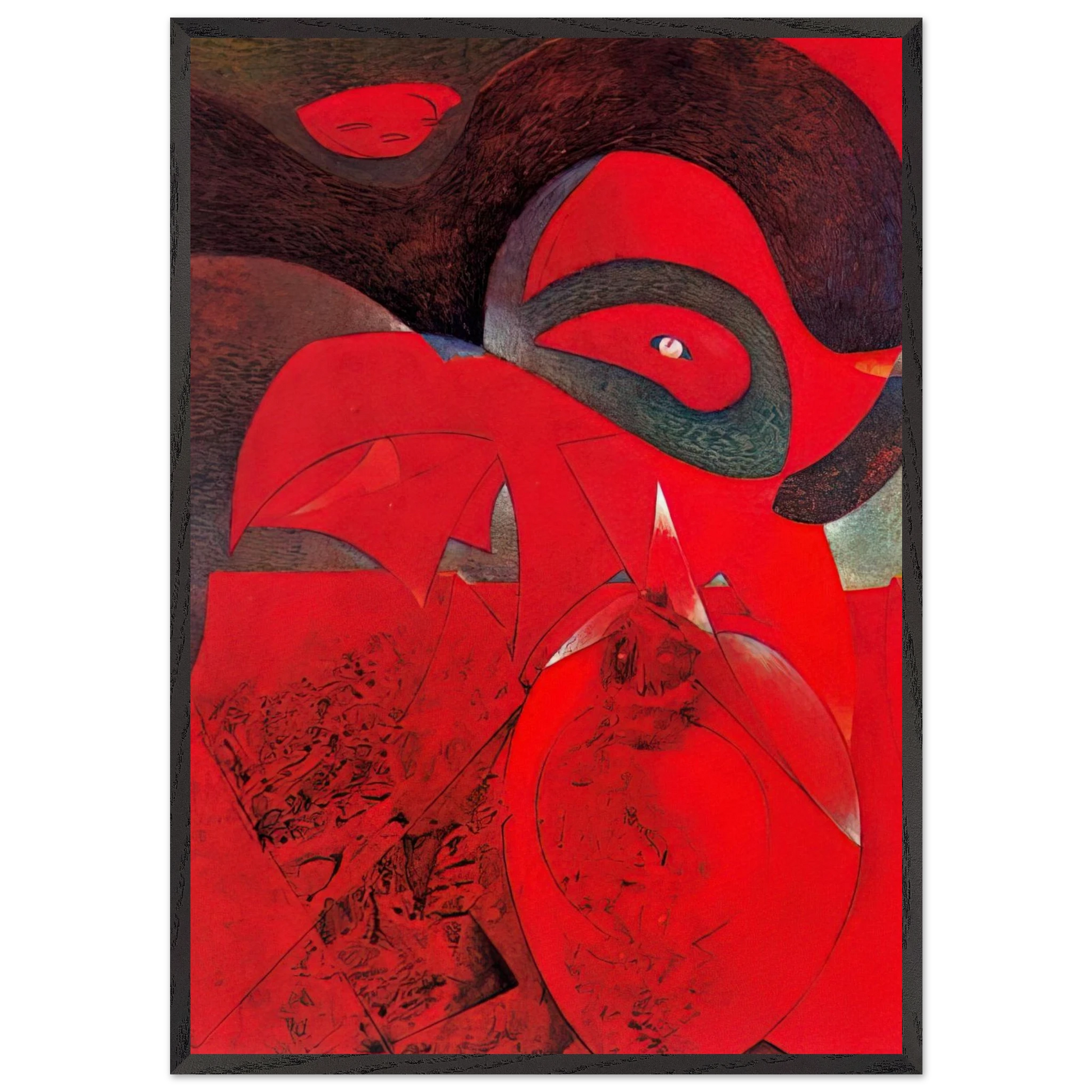 Compendium of the History of the Universe - Max Ernst Framed Art Print – Black Wooden Frame - Default Title - -Framed Art Print