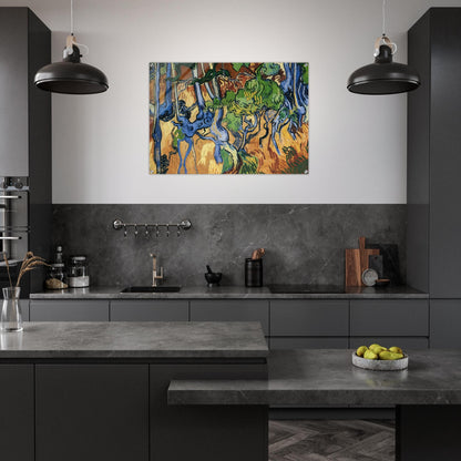 Tree roots - Vincent van Gogh Acrylic Print - 70x100 cm / 28x40″ inches