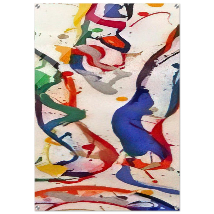 Untitled 040 - Sam Francis Acrylic Print - 70x100 cm / 28x40″ inches | Sam Francis Wall Art | Sam Francis Prints
