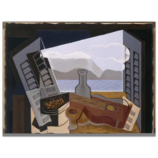 Juan Gris - THE OPEN WINDOW 1921 Fine Art Poster - Default Title