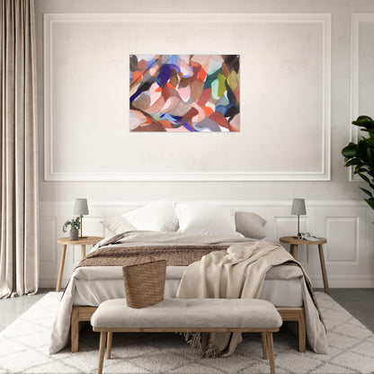 Night of the Red Wind - Alice Baber Acrylic Print - 70x100 cm / 28x40″ inches | Alice Baber Wall Art | Alice Baber Prints