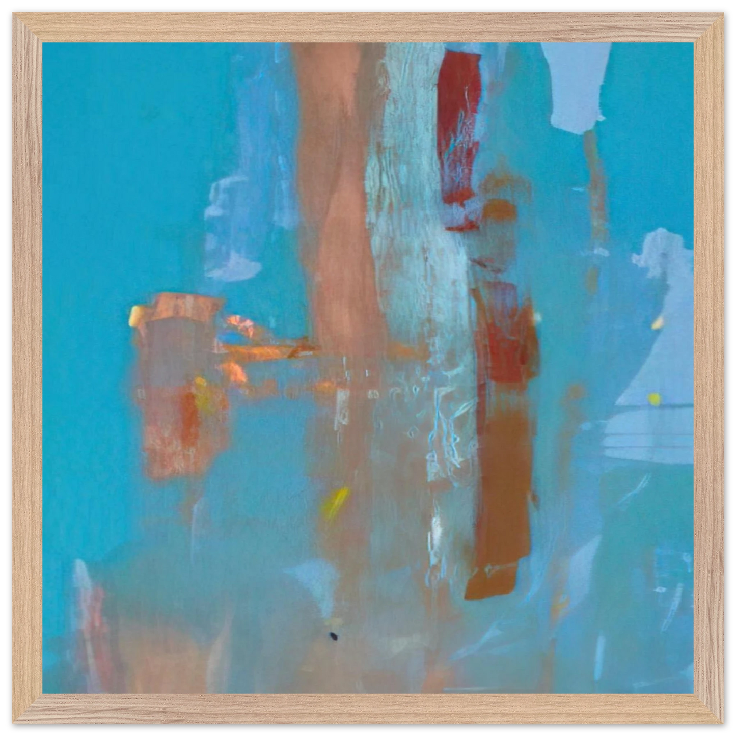 Helen Frankenthaler - In on Blue - 1976 Wall art - A1 (59.4 x 84.1  cm) - Fine Art Poster - -