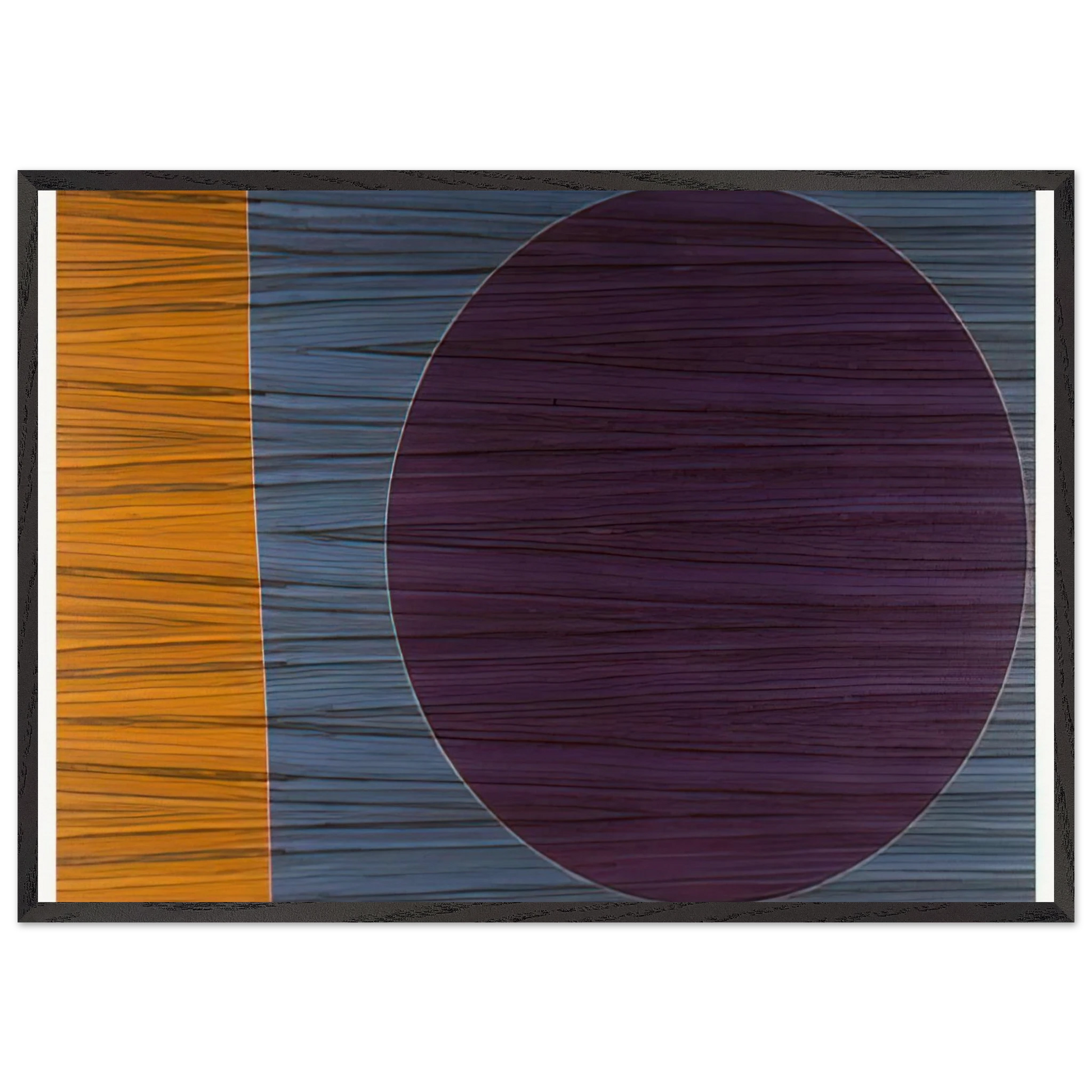 Rhinoceros 3 - Sam Gilliam Framed Art Print – Black Wooden Frame - Default Title - -Framed Art Print