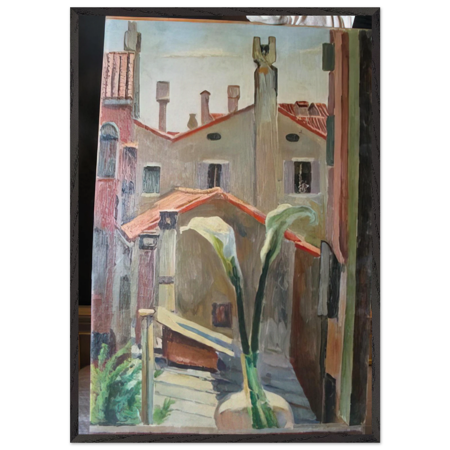 ROOFS - Vanessa Bell Framed Art Print – Black Wooden Frame - Default Title - -Framed Art Print