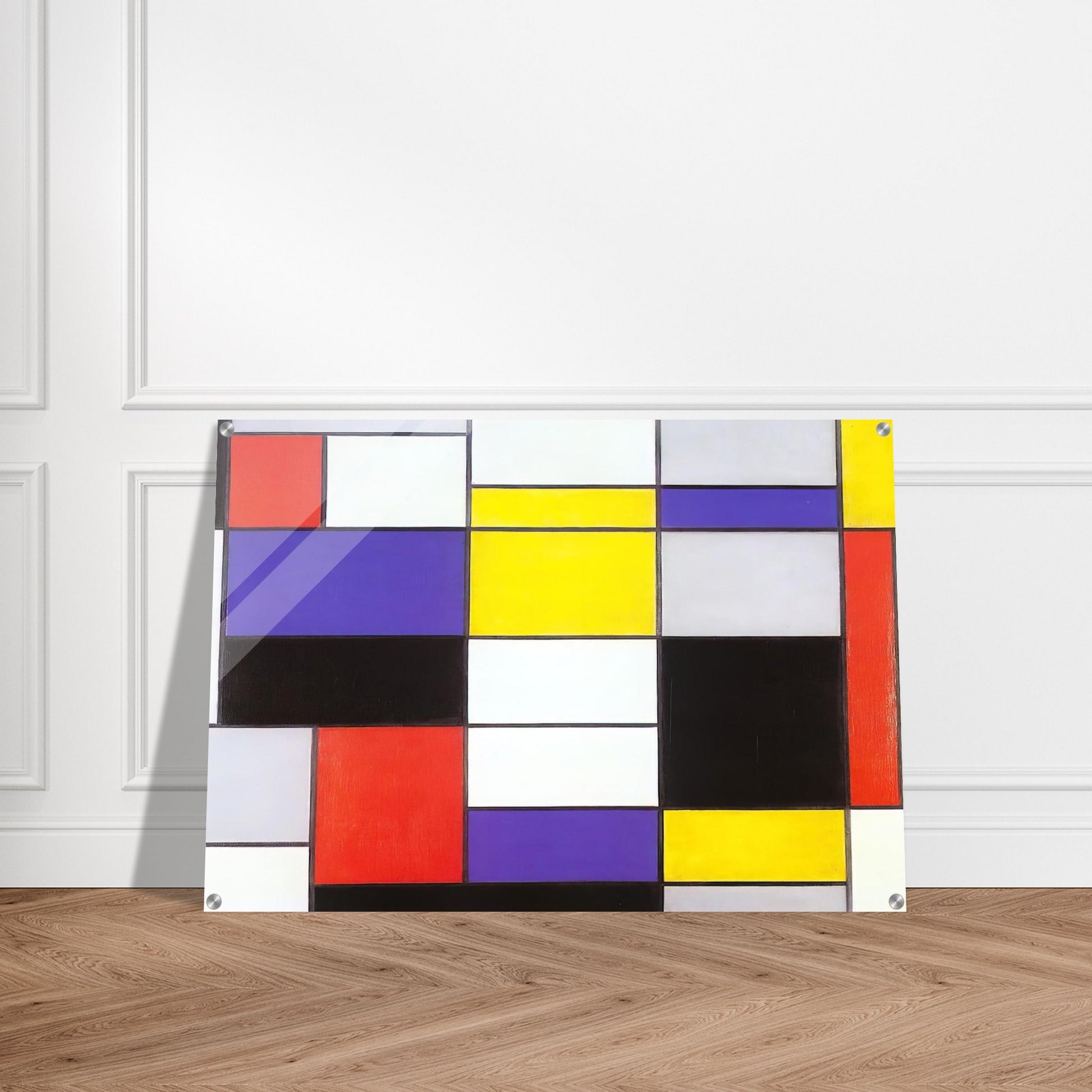 Composition A - Piet Mondrian Acrylic Print - 70x100 cm / 28x40″ inches