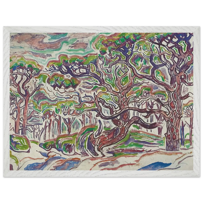 Walter Inglis Anderson - Walter Anderson Wall art - 70x100 cm / 28x40 Inches - Premium Wooden Framed Poster With Fine Art Paper - Wood frame