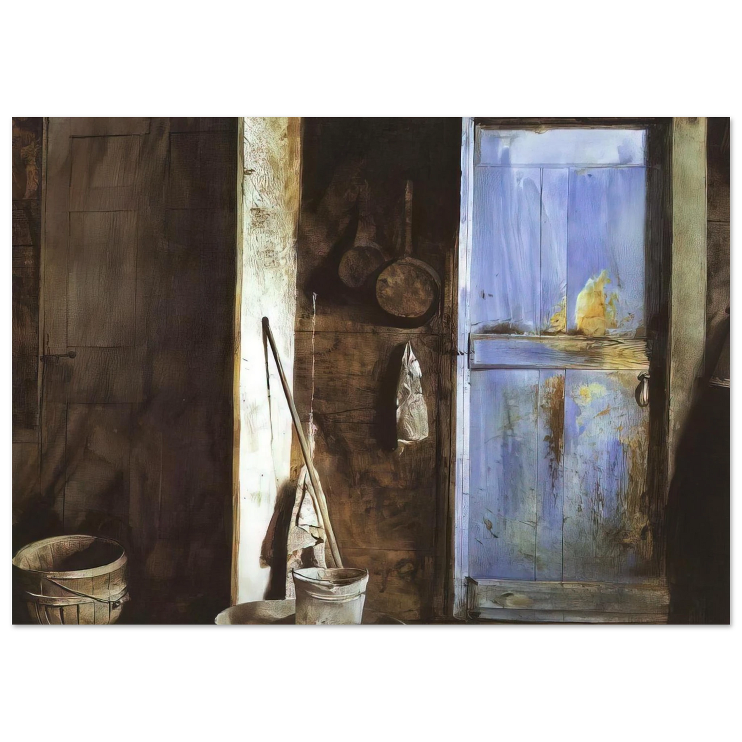 Andrew Wyeth - ALVARO CHRISTINA Wall Art - 30x40 cm / 12x16 inches - Fine Art Poster - -