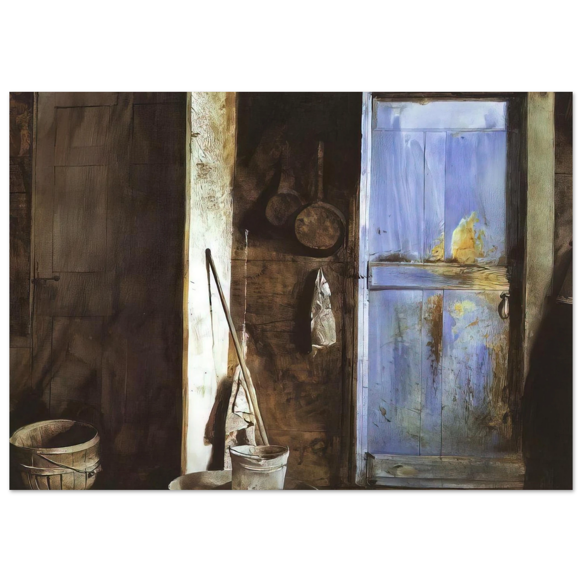 Andrew Wyeth - ALVARO CHRISTINA Wall Art - 30x40 cm / 12x16 inches - Fine Art Poster - -