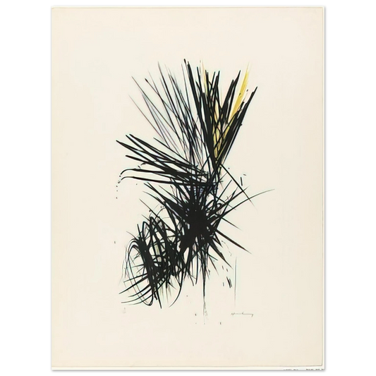 Hans Hartung - Untitled L 12 - 1957 Fine Art Poster - Default Title