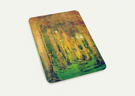 A Birch Grove. Spots of sunlight By Arkhyp Kuindzhi Pack of 10 Post Cards | Arkhyp Kuindzhi Post Cards | A6 (10.5 x 14.8 cm) - 4.1 x 5.8 inches