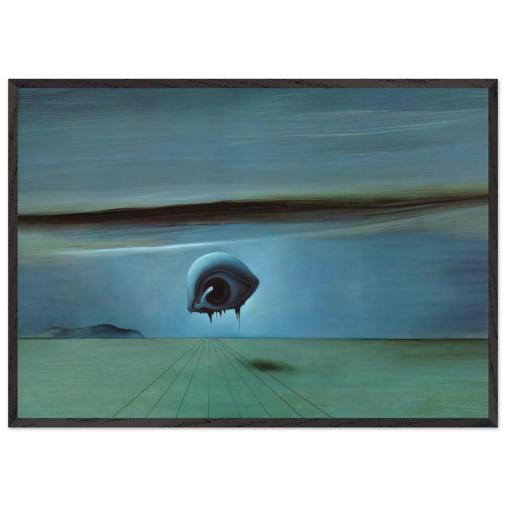 THE EYE - Salvador Dali Framed Art Print – Black Wooden Frame - Default Title - -Framed Art Print
