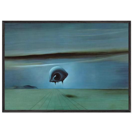 THE EYE - Salvador Dali Framed Art Print – Black Wooden Frame - Default Title - -Framed Art Print