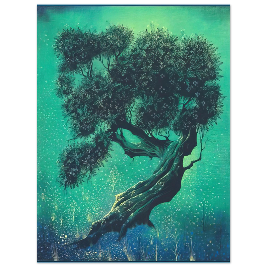 Eyvind Earle - Solitary Bonsai Fine Art Poster - Default Title