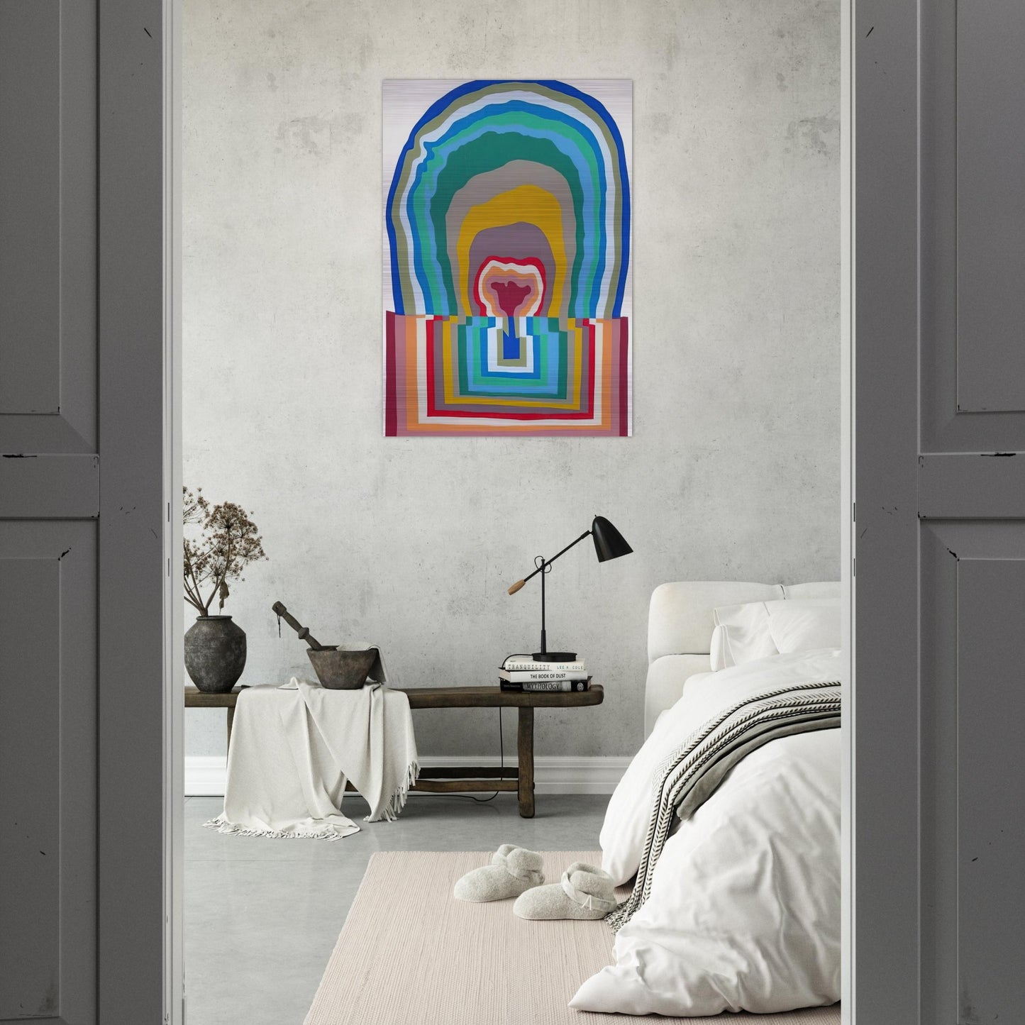 Doppelform - 1971 - Dieter Roth Brushed Aluminum Print - 70x100 cm / 28x40 inches | Dieter Roth Aluminum Print | Dieter Roth Prints