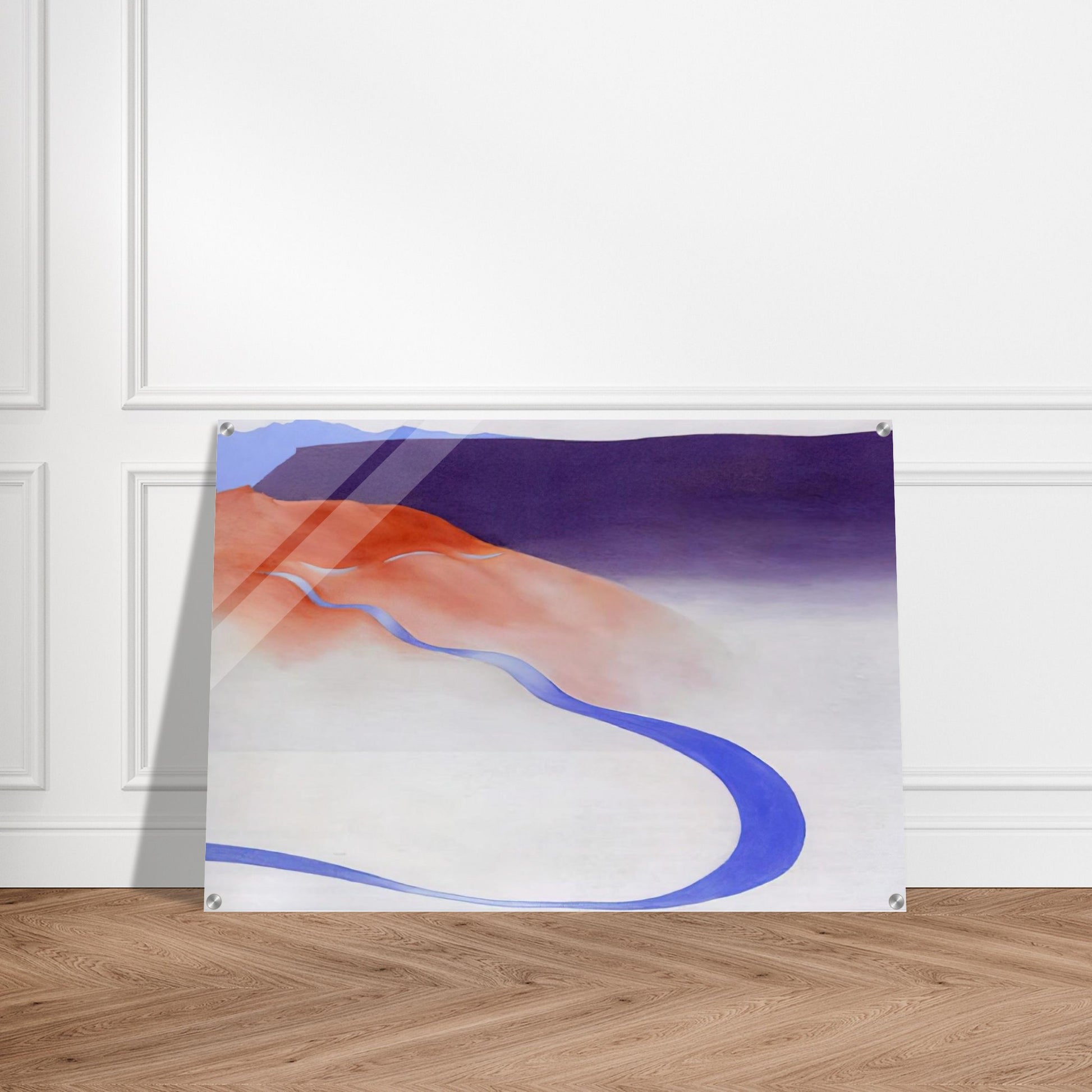 Road to the Ranch - Georgia O'Keeffe Acrylic Print - 70x100 cm / 28x40″ inches | Georgia O'Keeffe Wall Art | Georgia O'Keeffe Prints